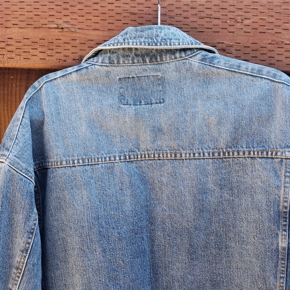 Anchor blue denim jacket size Large - Picture 6 of 16